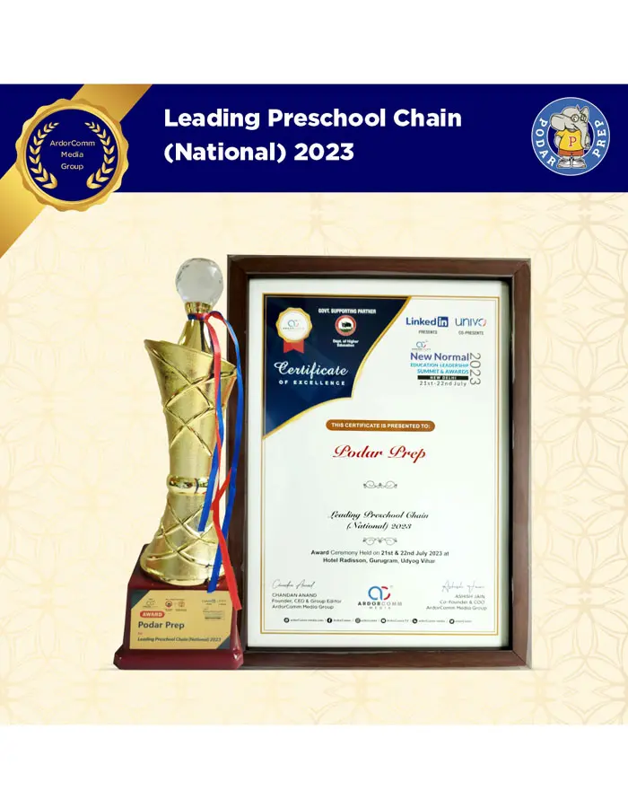 Podar Prep - Leading Preschool Chain (National) 2023 by ArdorComm Media