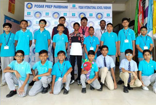Football Team win at District Level