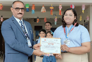 Silver medal in State Level (Inter District) School (U-19) Taekwondo Competition - 2024