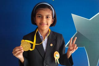 Surbhi has achieved a Gold Medal at the national level CBSE Games 2024-25