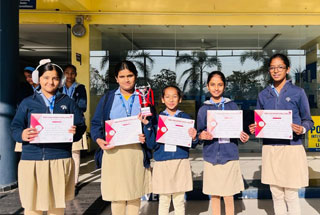 Achievement in Inter-school group dance competition - 2024