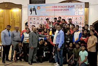 Achievement in 5th West Zone Pencak Silat Championship - 2024