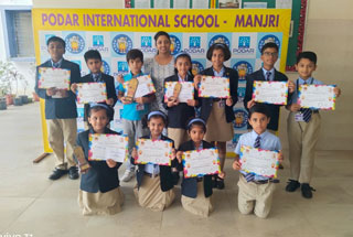 Achievement in inter school drawing competition - 2024