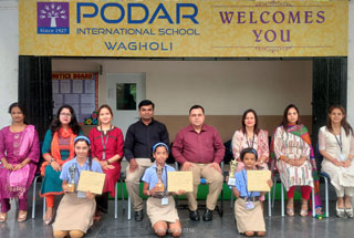 Podar International School Wagholi students excel at Kalyani Kala Utsav! - 2024