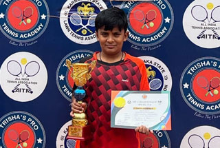 Achievement in Karnataka State Lawn Tennis Association Competition - 2024