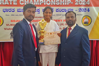 2nd Place in South India Open Karate Championship - 2024