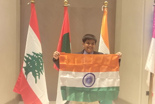  Krish Kothari from Podar International School, Yavatmal achieved the 2nd position in the World Robotics Championship 2023, held in Abu Dhabi, UAE.