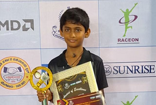 2nd place in Under 11 Ranking Badminton Tournament - 2024