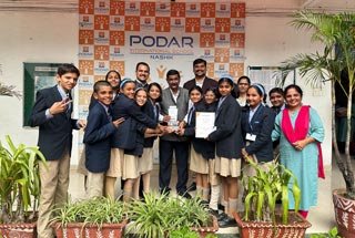 Podar International School Nashik ICSE students