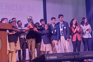 Overall Champions in Inter School Competition Excellencia - 2024