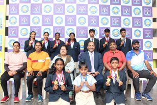 Achievement in 16th State Level School Olympic Athletic Championship - 2024