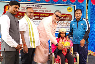 Felicitation on National Sports Day - 2024