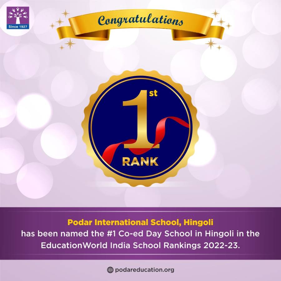 Congratulations to Podar International School Hingoli, for achieving ...